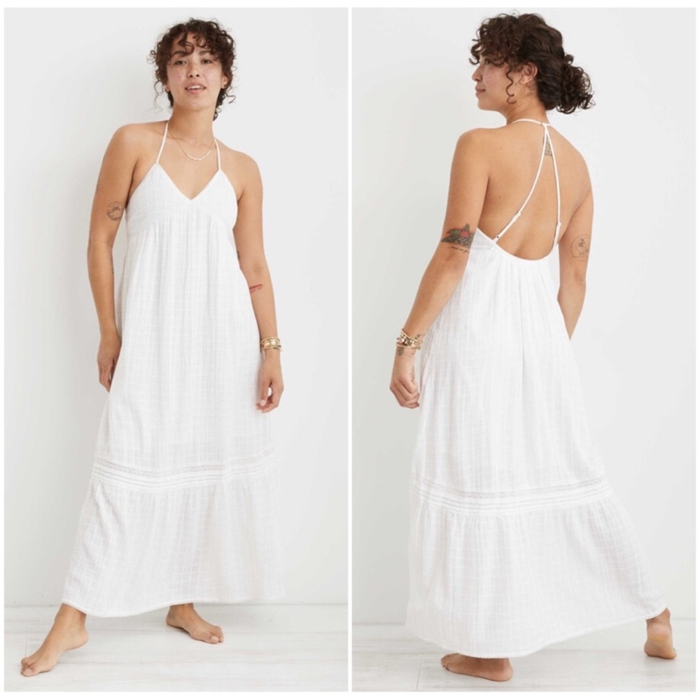 Aerie Low Back Maxi Dress